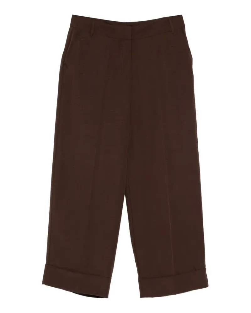 Pennyblack pressed-crease turned-up trousers - Braun Braun