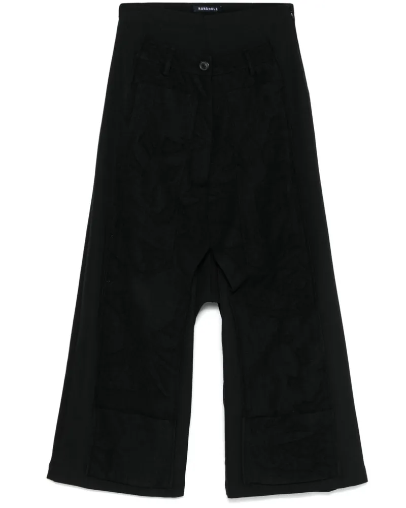 Studiorundholz Hose im Baggy-Style - Schwarz Schwarz