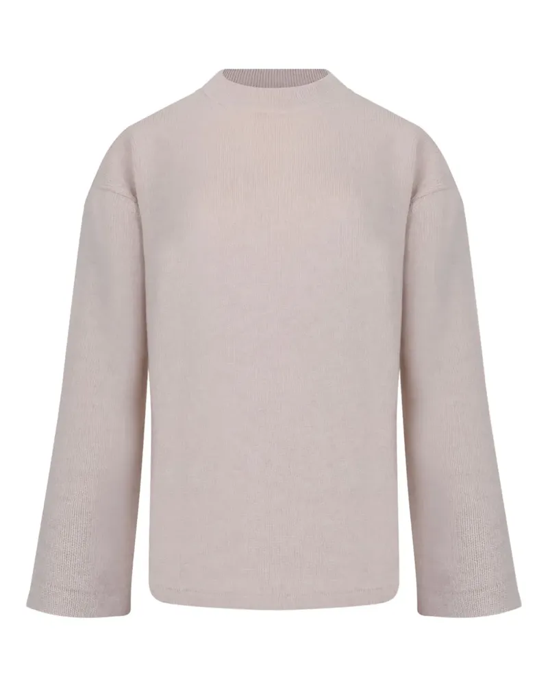 Max Mara Gerippter Pullover - Nude Nude