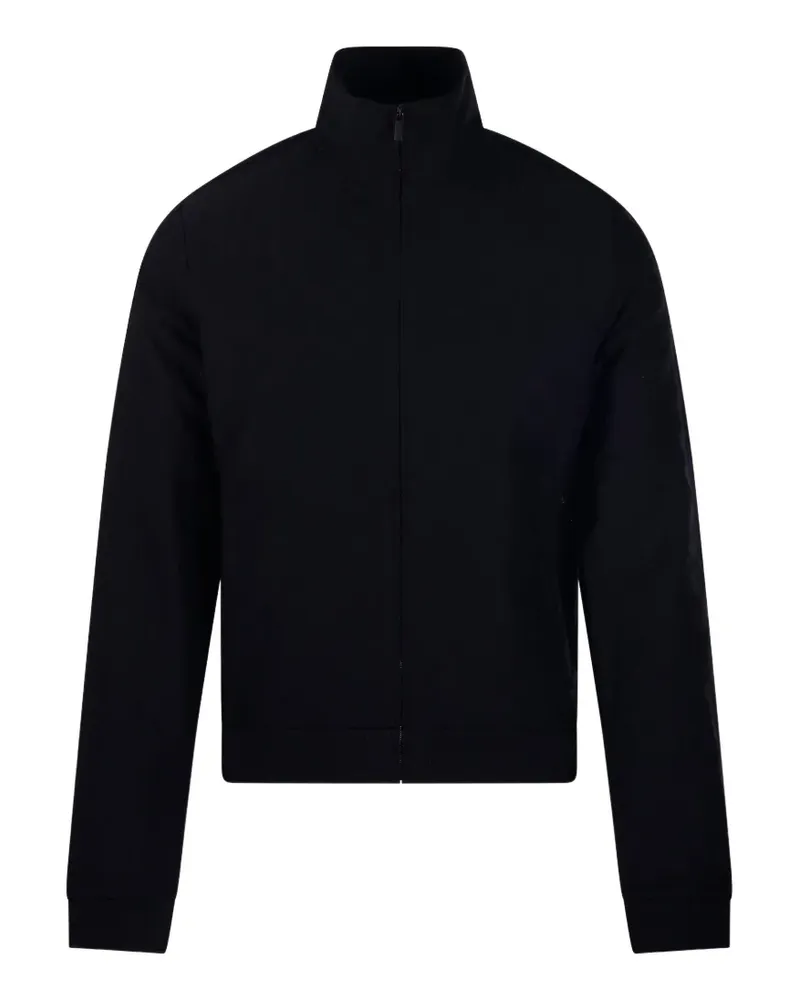 Gucci GG jacquard zip-up high-neck sweater - Schwarz Schwarz