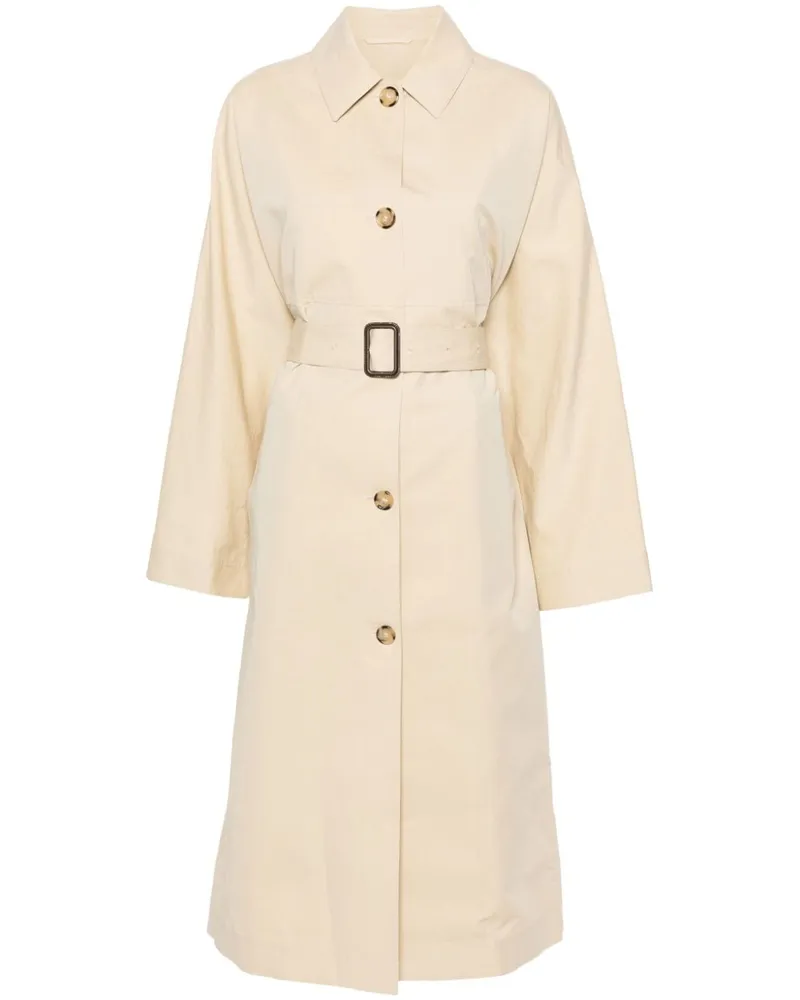 Totême Tumbled Trenchcoat mit Gürtel - Nude Nude