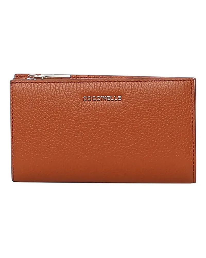 Coccinelle zip leather wallet - Braun Braun