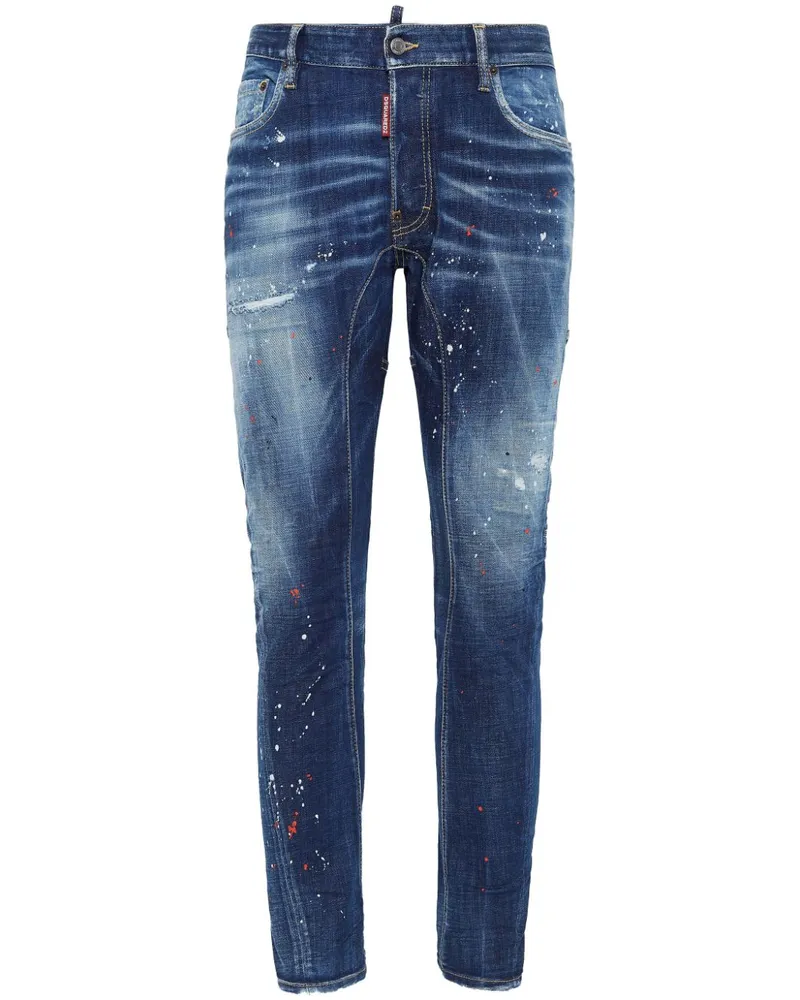 Dsquared2 Skinny-Jeans aus Baumwollstretch - Blau Blau