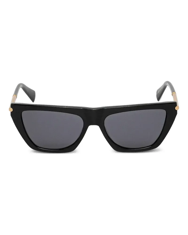 AllSaints Cat-Eye-Sonnenbrille mit Tempeldetail - Schwarz Schwarz