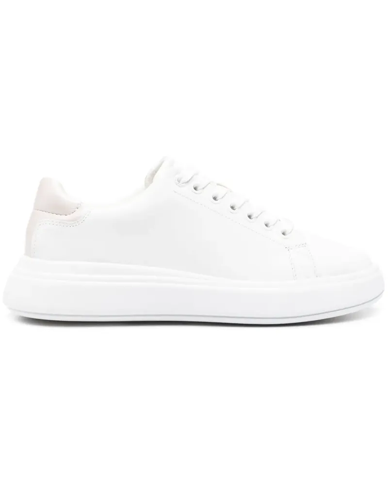 Calvin Klein Cupsole Sneakers aus Leder - Weiß Weiß