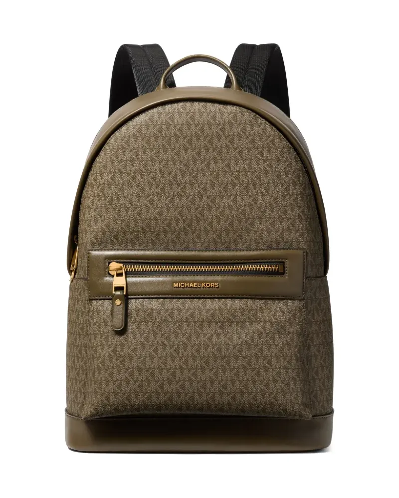Michael Kors Jet Set Rucksack aus Nylon - Grün Grün