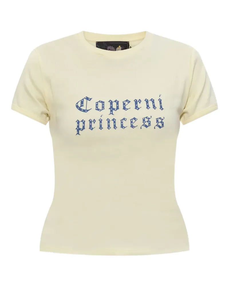 COPERNI T-Shirt mit Logo-Print - Gelb Gelb