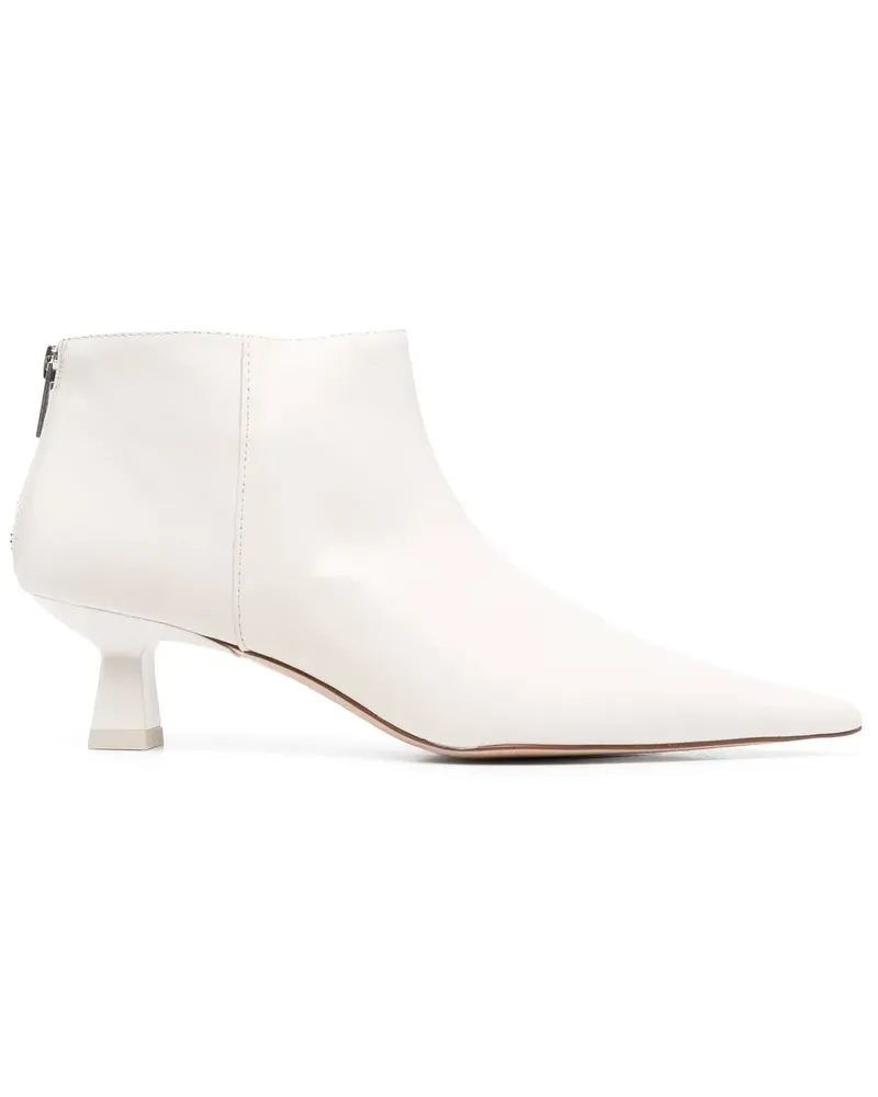 Ganni Spitze Stivaletto Stiefel 65mm - Nude Nude