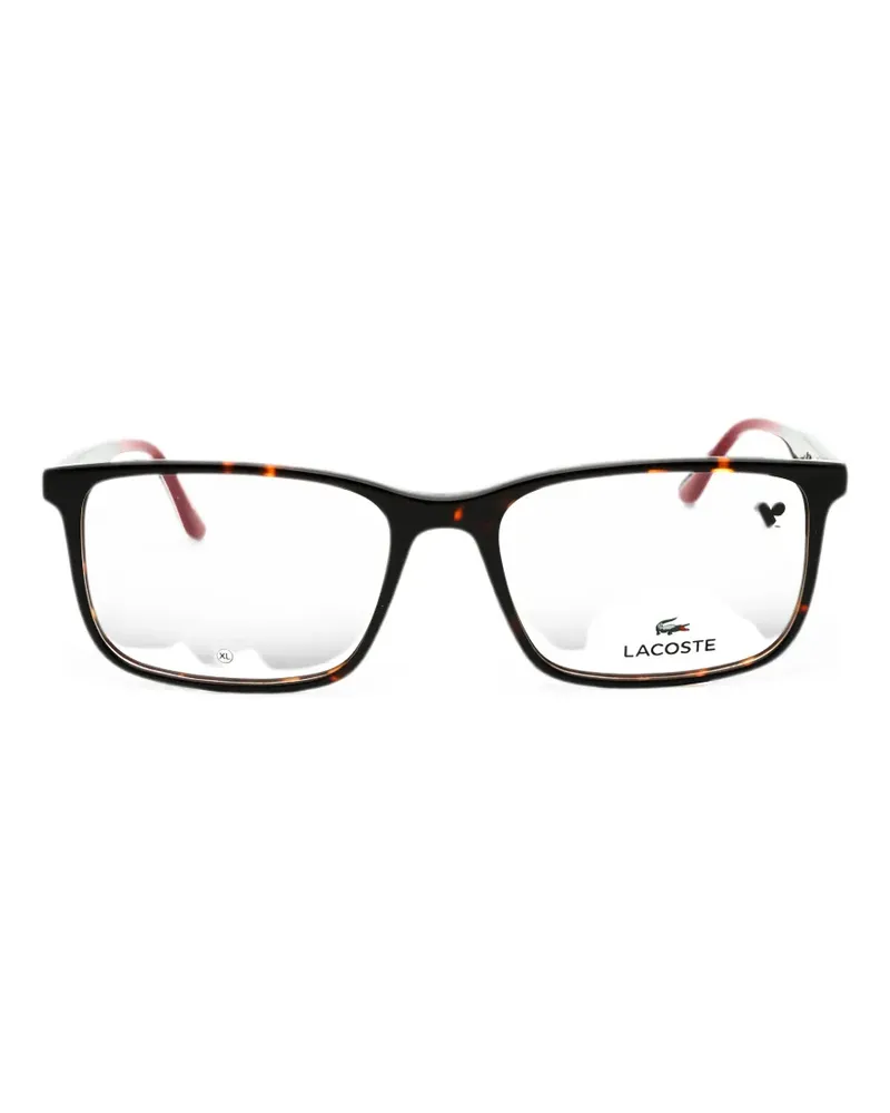 Lacoste rectangle-frame glasses - Braun Braun