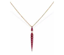 18kt Merveilles Icicle Rotgoldhalskette