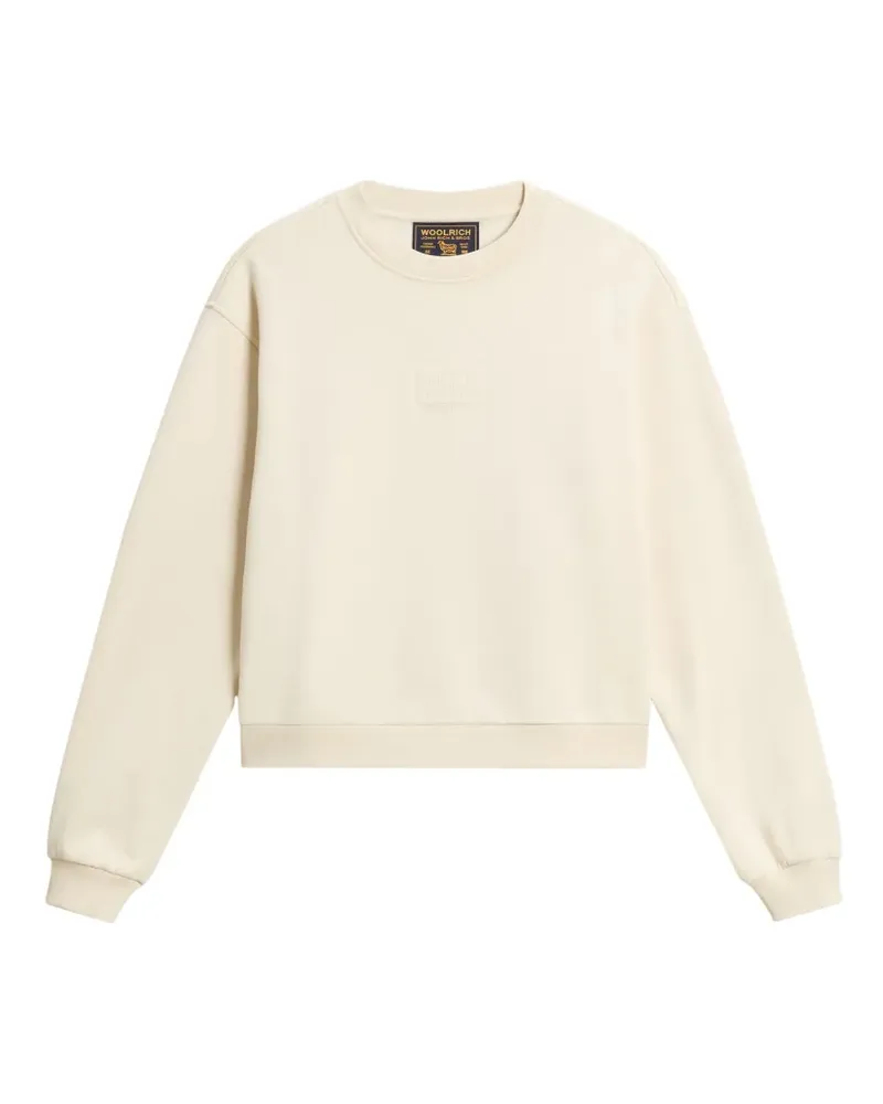 Woolrich Sweatshirt mit rundem Ausschnitt - Nude Nude