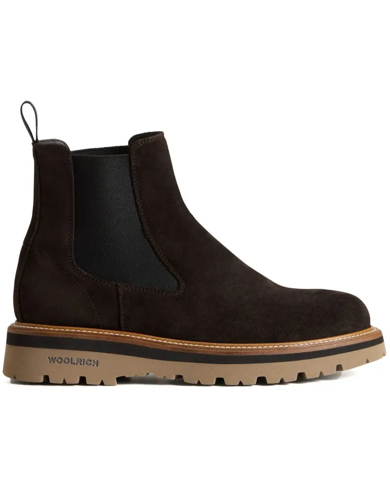 Woolrich Chelsea-Boots Braun