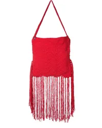 Nannacay Gehäkelte Chloe Handtasche Rot