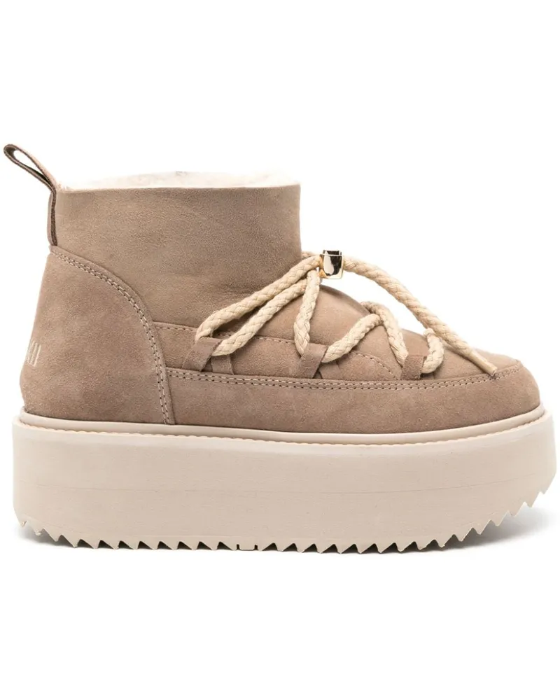 INUIKII Stiefel mit Shearling-Futter - Nude Nude