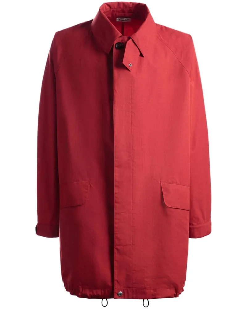 Bally Midi-Parka mit Ripstop-Struktur - Rot Rot