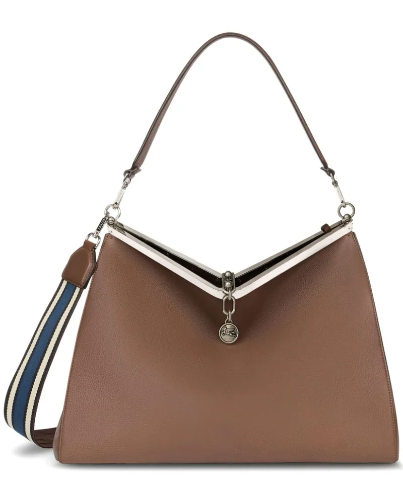 Etro Große Vela Schultertasche - Braun Braun
