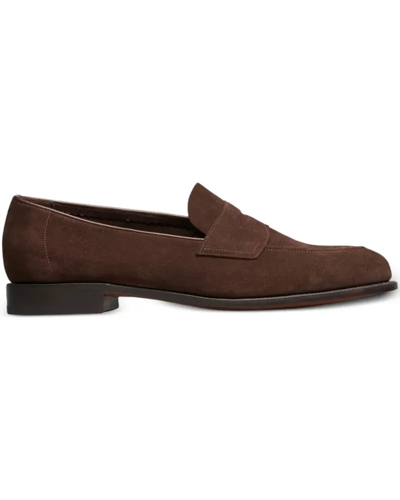 Edward Green Penny-Loafer aus Wildleder - Braun Braun