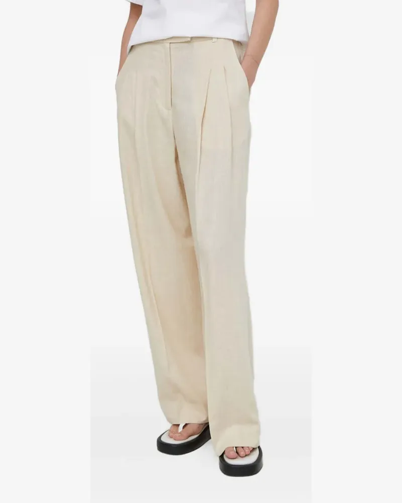 By Malene Birger Plissierte Hose - Nude Nude