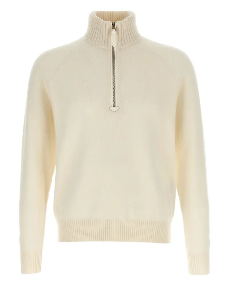 Tom Ford Pullover mit Reißverschluss - Weiß Weiß