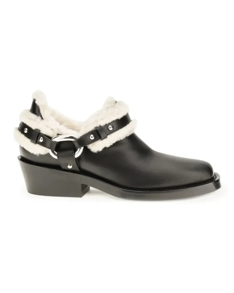 Paco Rabanne Stiefeletten im Biker-Look - Schwarz Schwarz