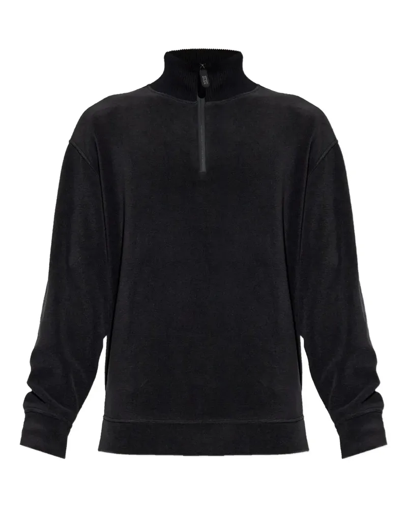 Giorgio Armani Pullover mit Reißverschluss - Schwarz Schwarz
