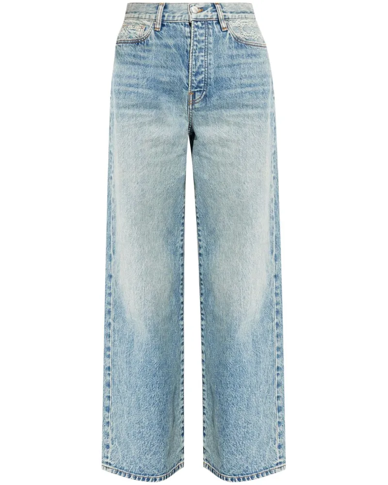 Amiri Jeans mit weitem Bein - Blau Blau