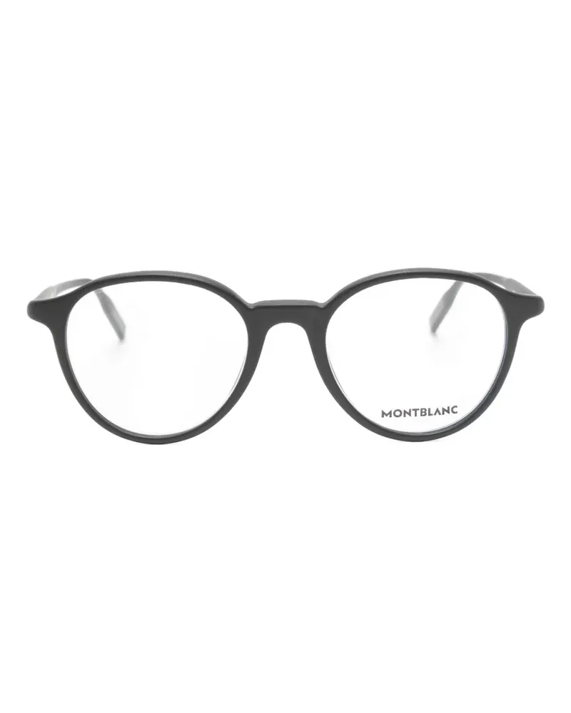 Montblanc round-frame glasses - Schwarz Schwarz