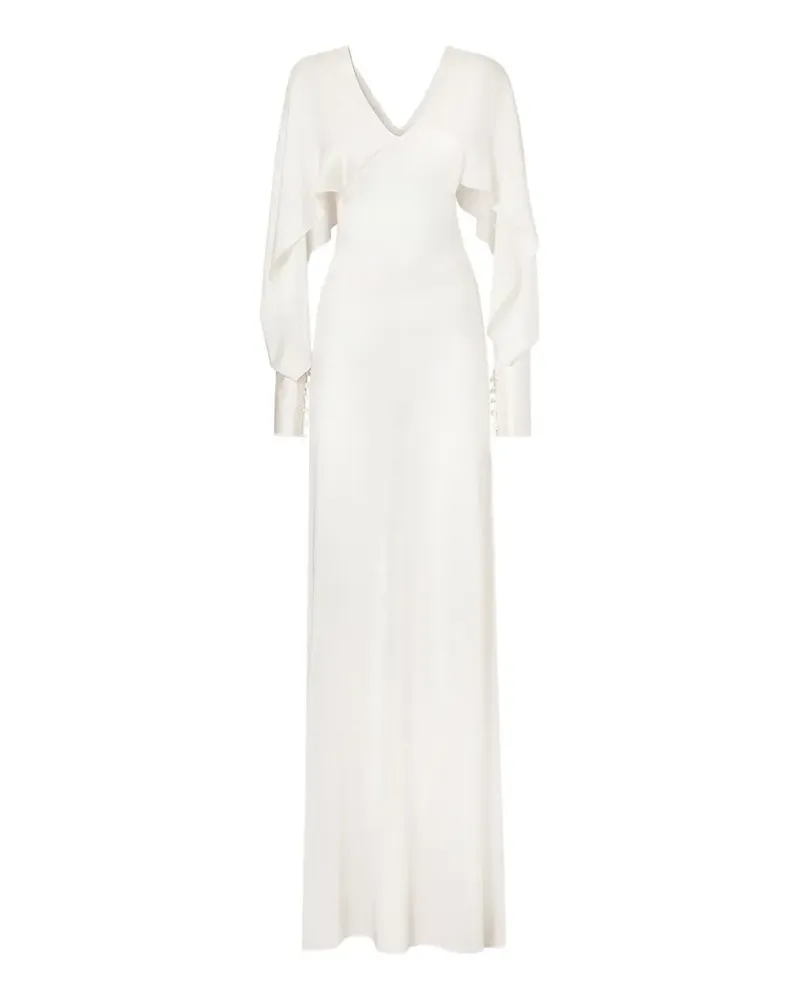 Fendi Kleid aus Seidengarn - Weiß Weiß