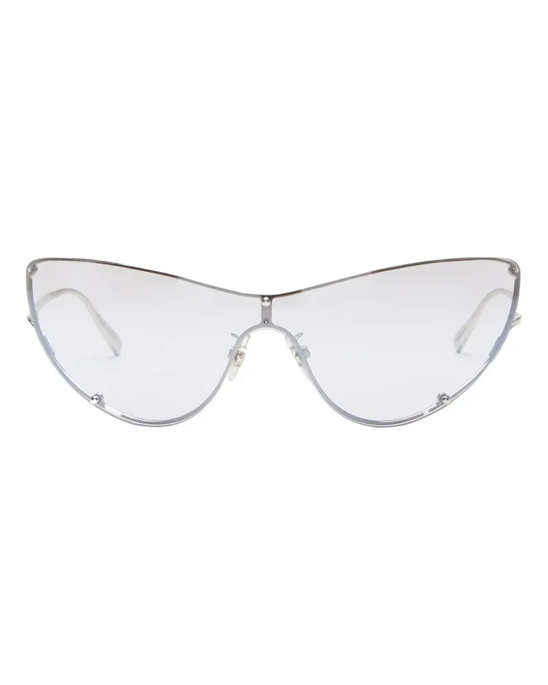 Stella McCartney Sonnenbrille mit Cat-Eye-Gestell - Silber Silber