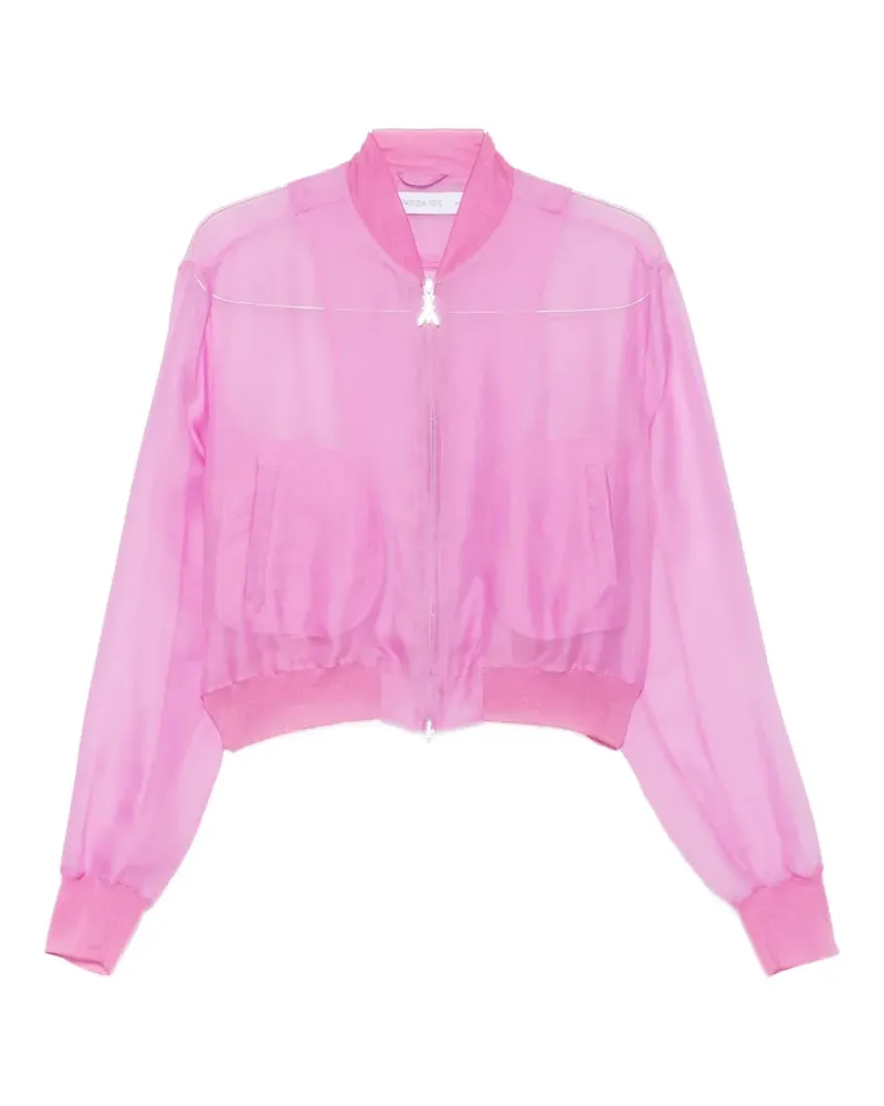 Patrizia Pepe zip-up jacket - Rosa Rosa
