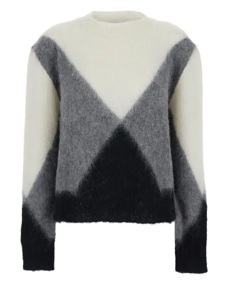 Mauro Grifoni geometric sweater - Weiß Weiß
