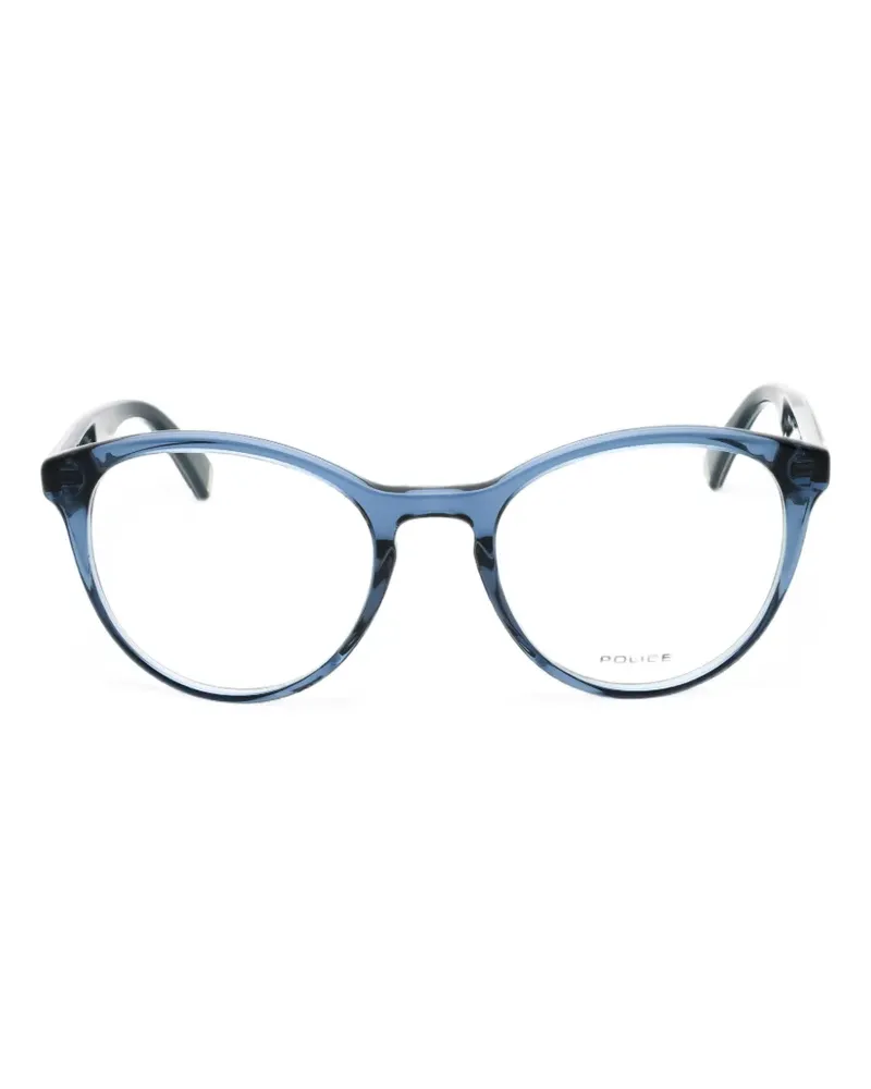 Police round-frame glasses - Blau Blau