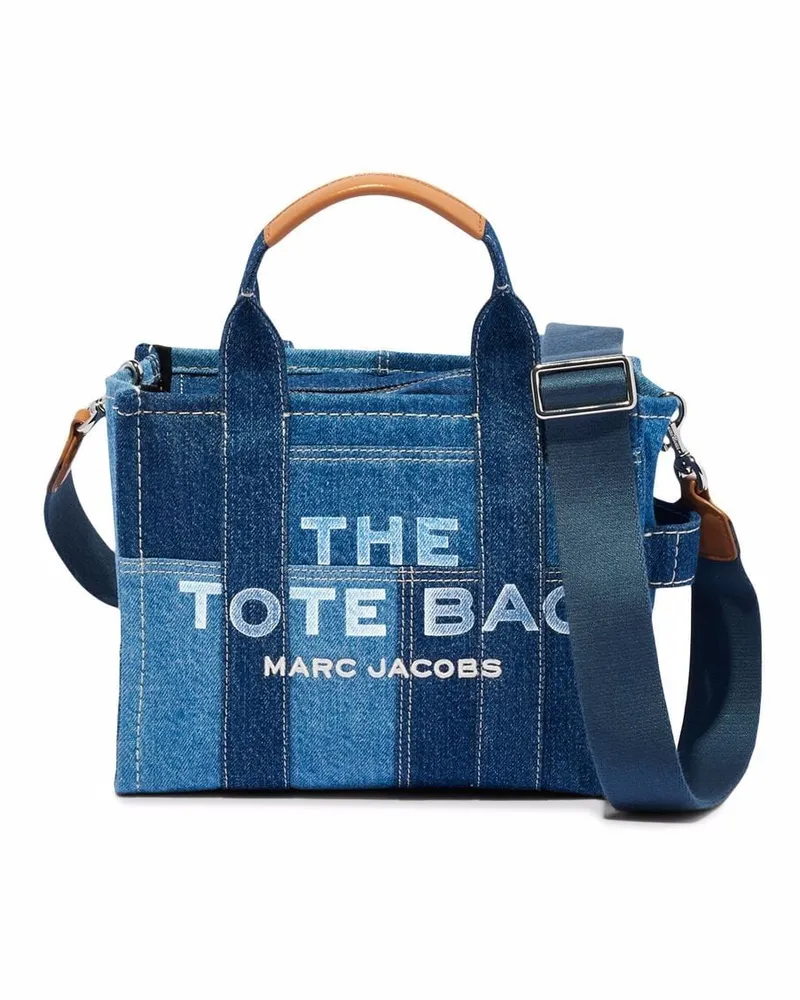 Marc Jacobs Kleine The Denim Tote Handtasche - Blau Blau