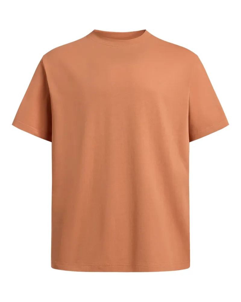 12 STOREEZ T-Shirt aus Baumwolle - Orange Orange