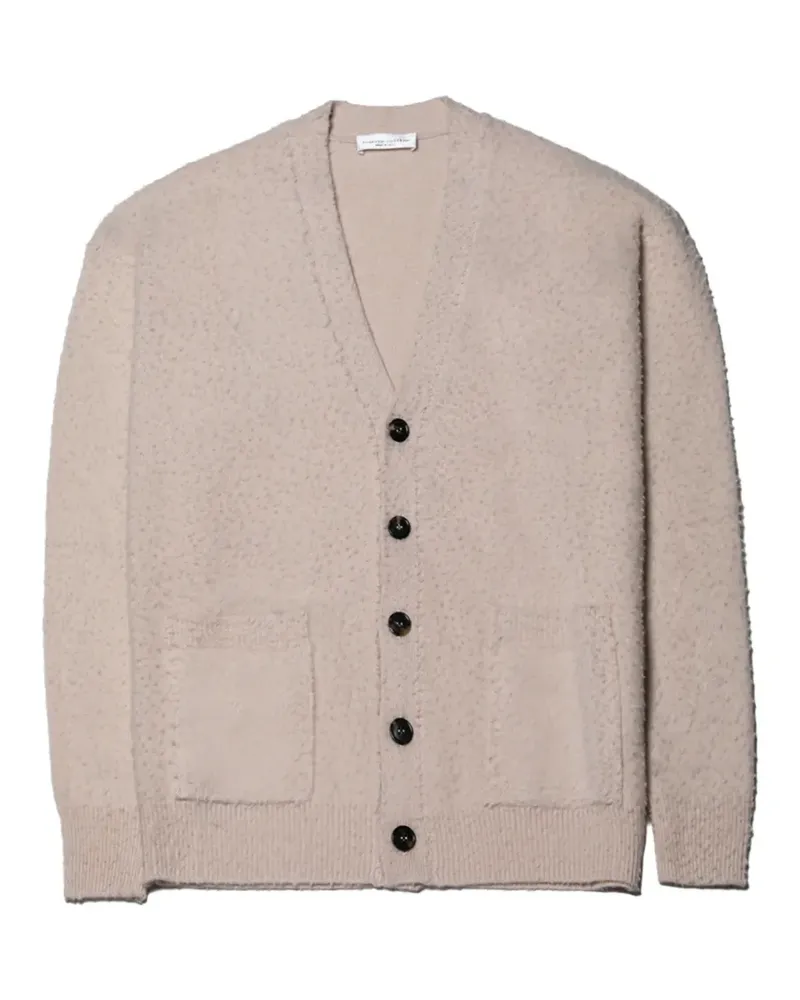 Roberto Collina bouclé-knit button-up cardigan - Nude Nude