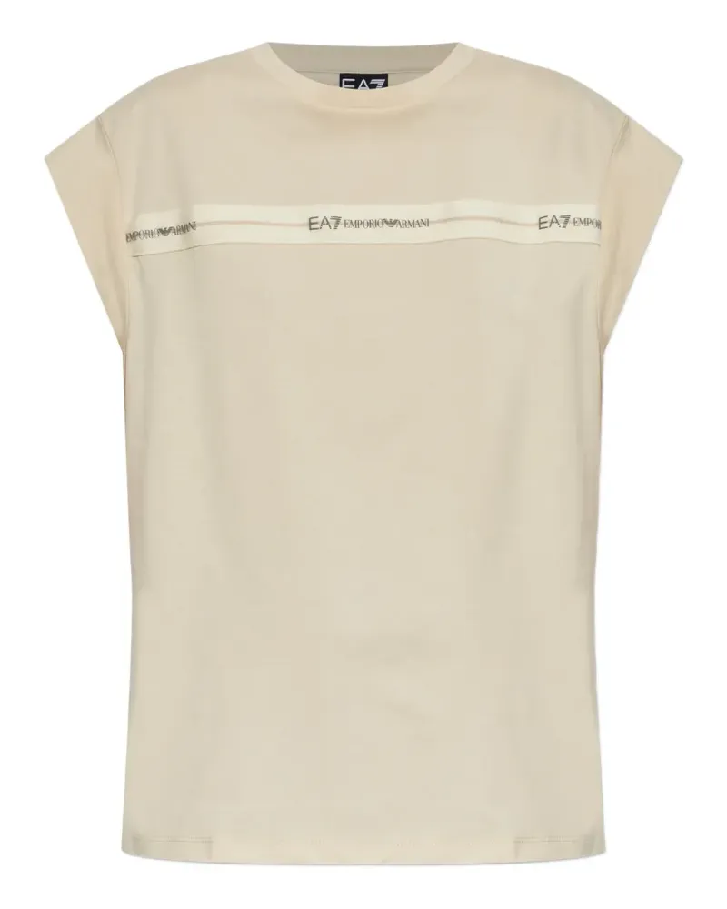 EA7 Logo Series T-Shirt - Nude Nude