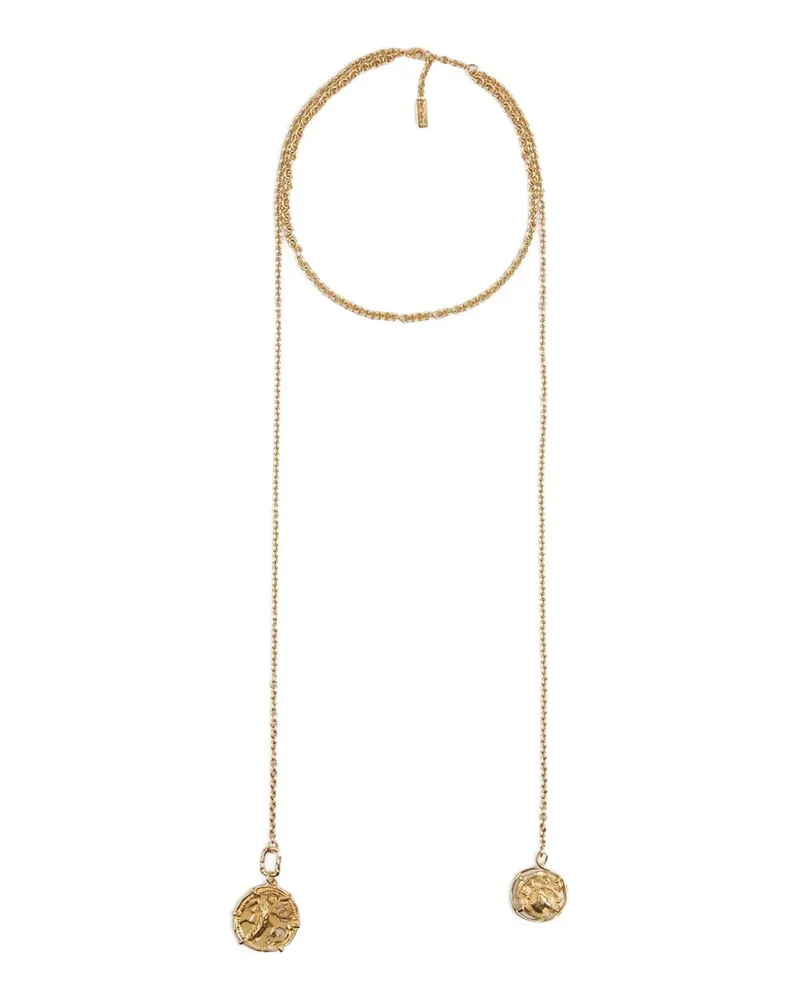 Chloé Halskette mit Medaillenverzierung - Gold Gold