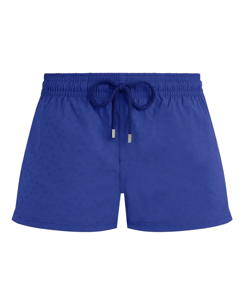 Vilebrequin Jacquard-Badeshorts mit Schildkröten - Blau Blau