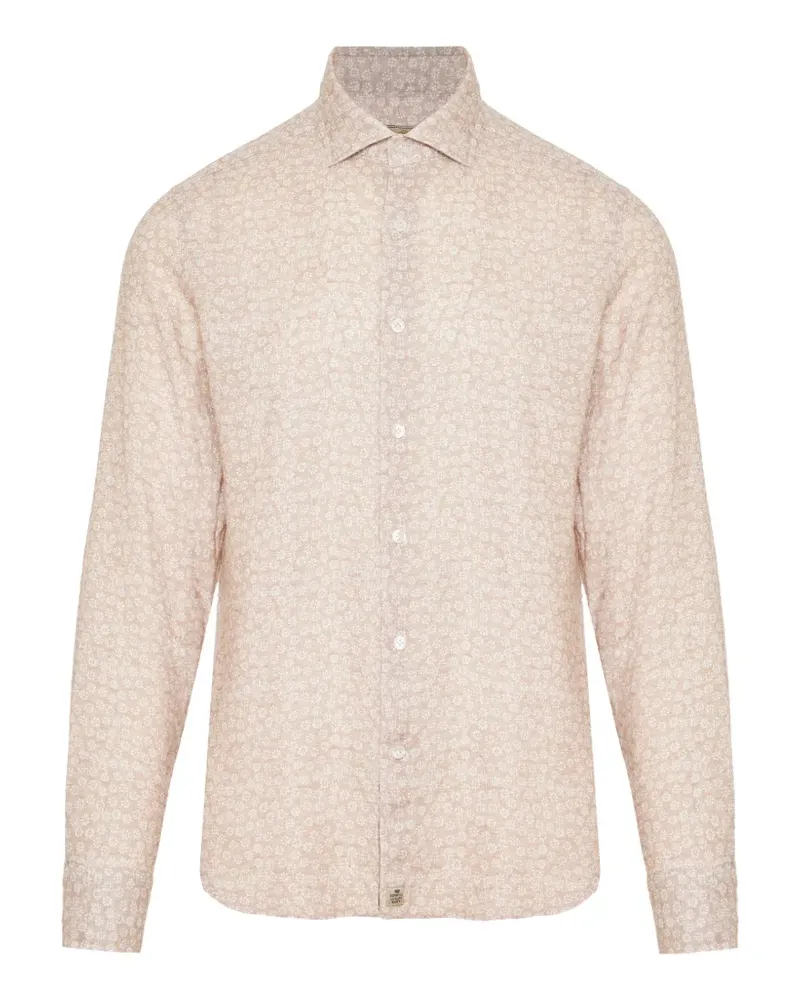 SONRISA floral-print long-sleeve shirt - Nude Nude