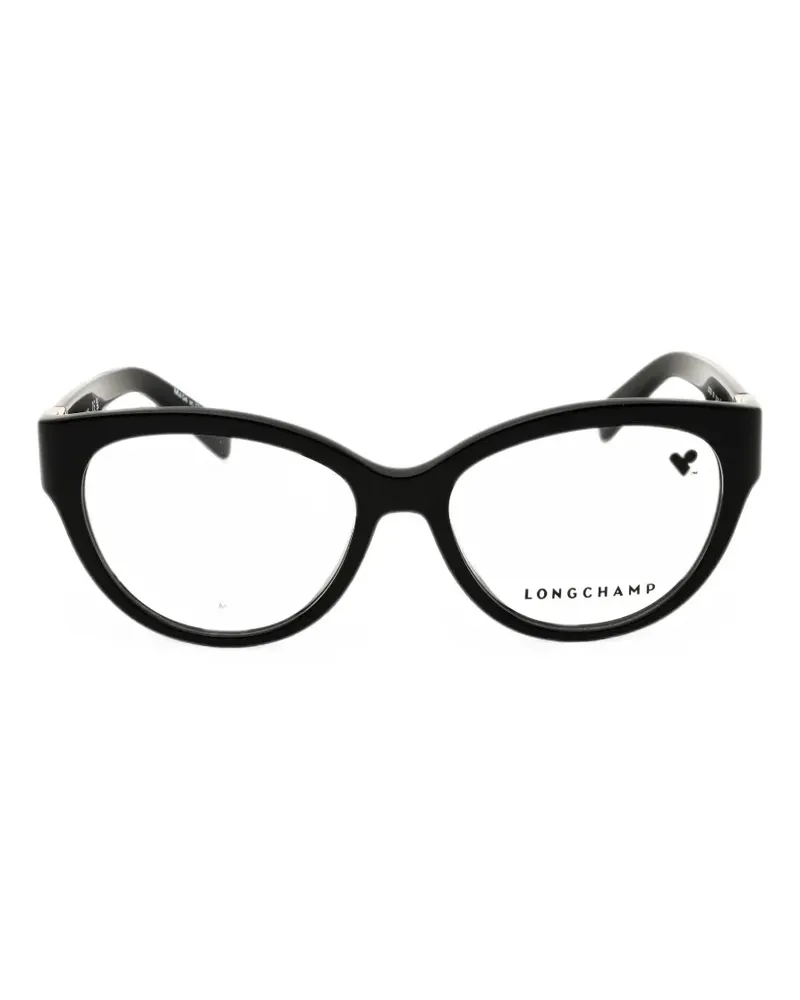 Longchamp Cat-Eye-Brille - Schwarz Schwarz