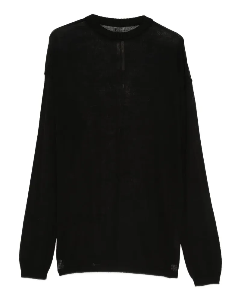 Rick Owens crew-neck sweater - Schwarz Schwarz