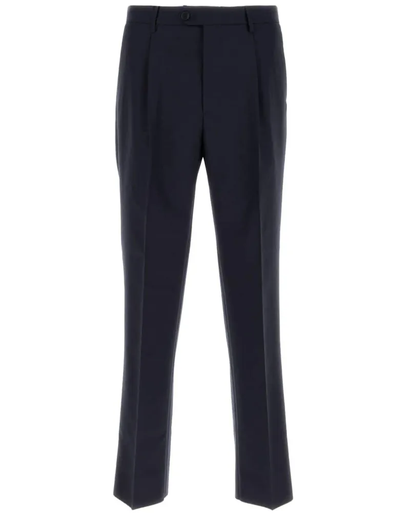 Etro Hose mit Bundfalten - Blau Blau