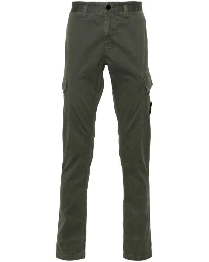 Stone Island Twill-Hose aus Bio-Baumwolle - Grün Grün