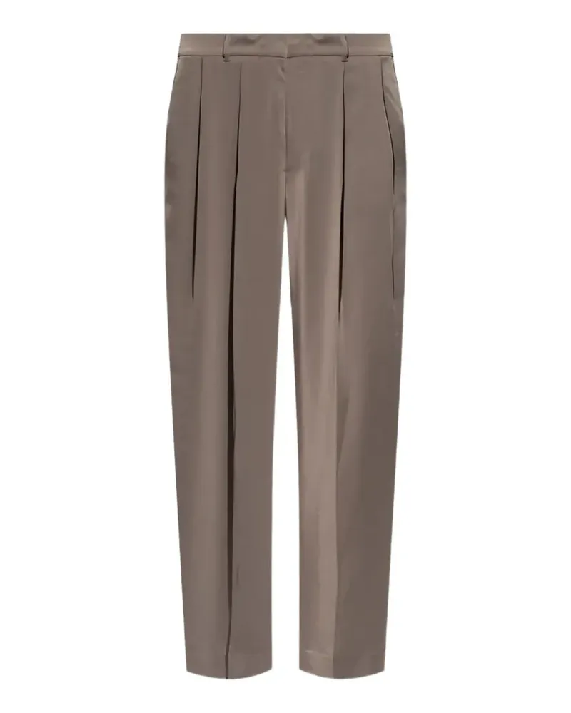 Michael Kors pleated trousers - Braun Braun