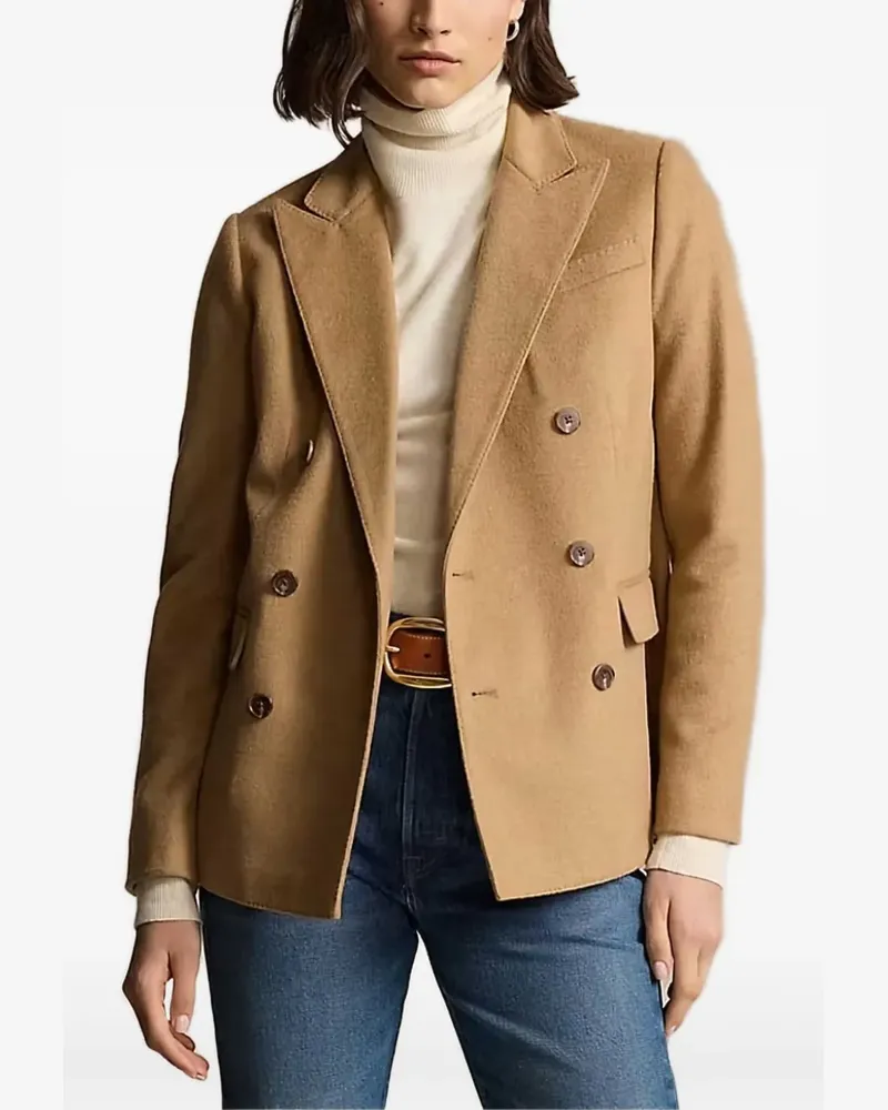 Ralph Lauren Doppelreihiges Sakko - Nude Nude