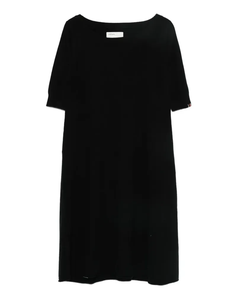 extreme cashmere Gestricktes Gina T-Shirt - Schwarz Schwarz