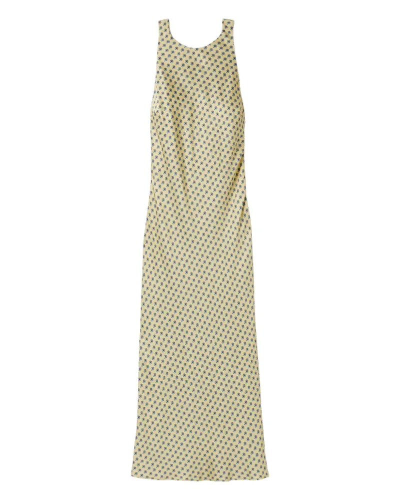 Claudie Pierlot Kleid mit Print - Gelb Gelb