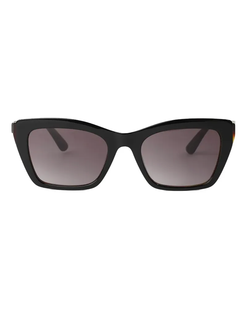 Karl Lagerfeld Autograph Butterfly Sonnenbrille - Schwarz Schwarz