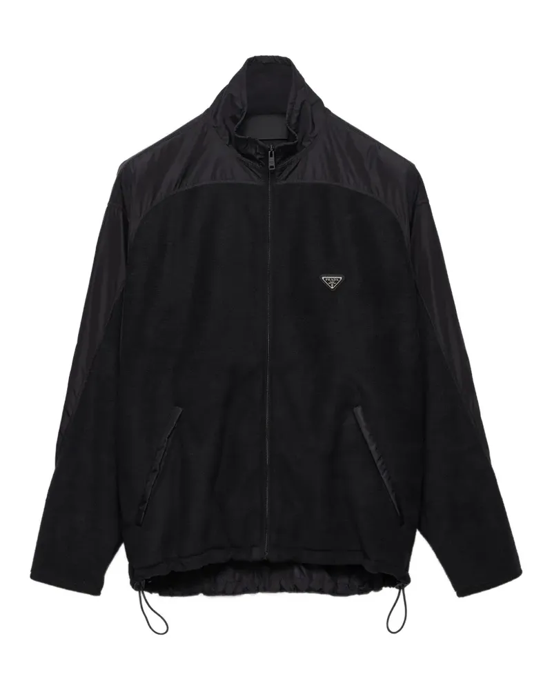 Prada Jacke aus Fleece - Schwarz Schwarz