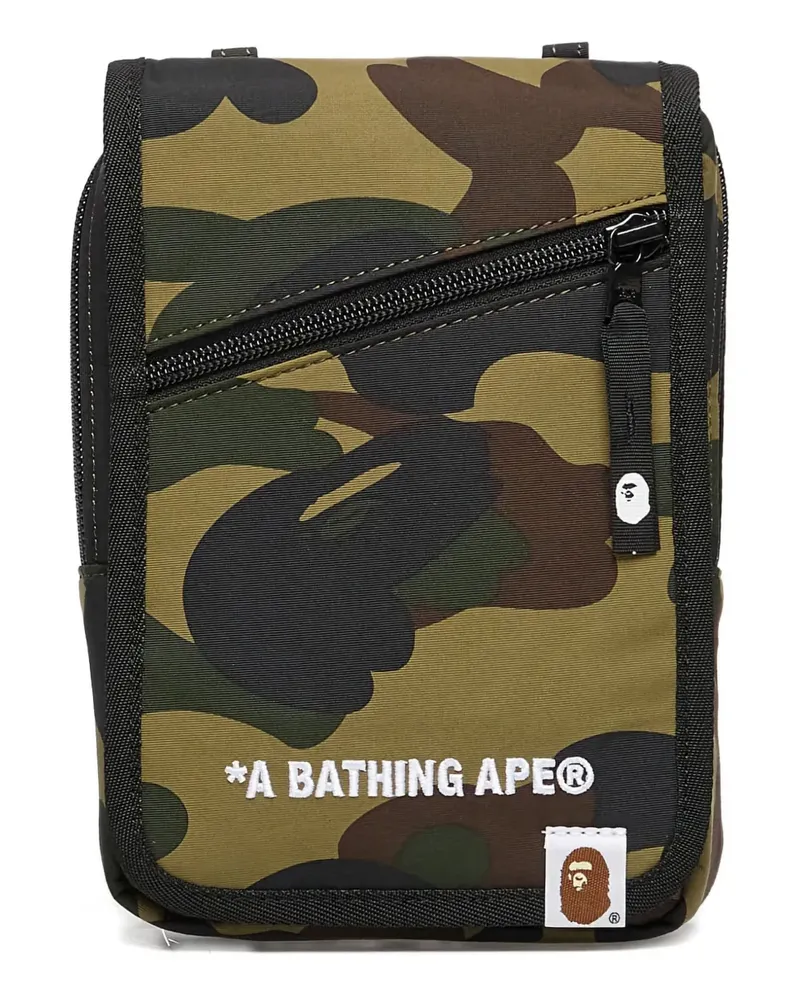 BAPE 1St Camo messenger bag - Grün Grün